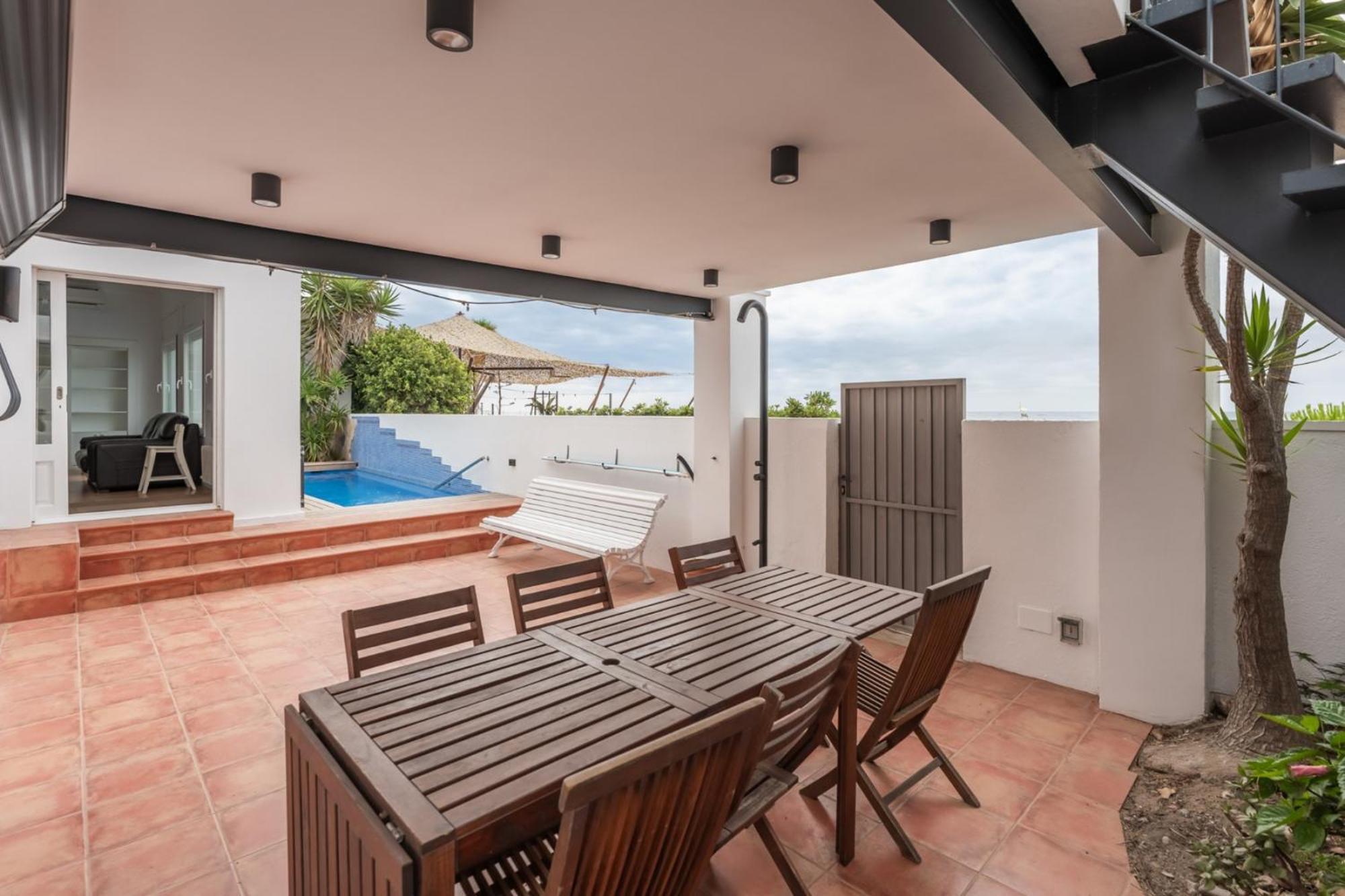 Beach Villa Cristina By Hhbcn Castelldefels Camera foto
