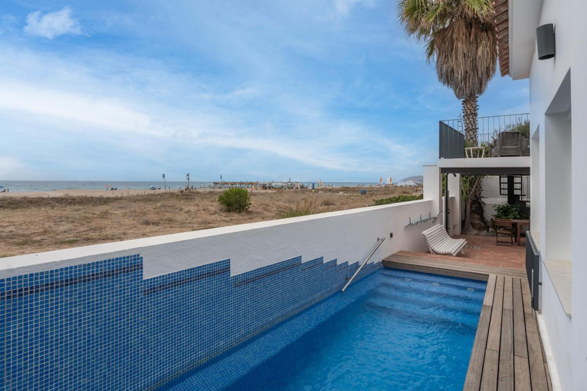 Beach Villa Cristina By Hhbcn Castelldefels Camera foto