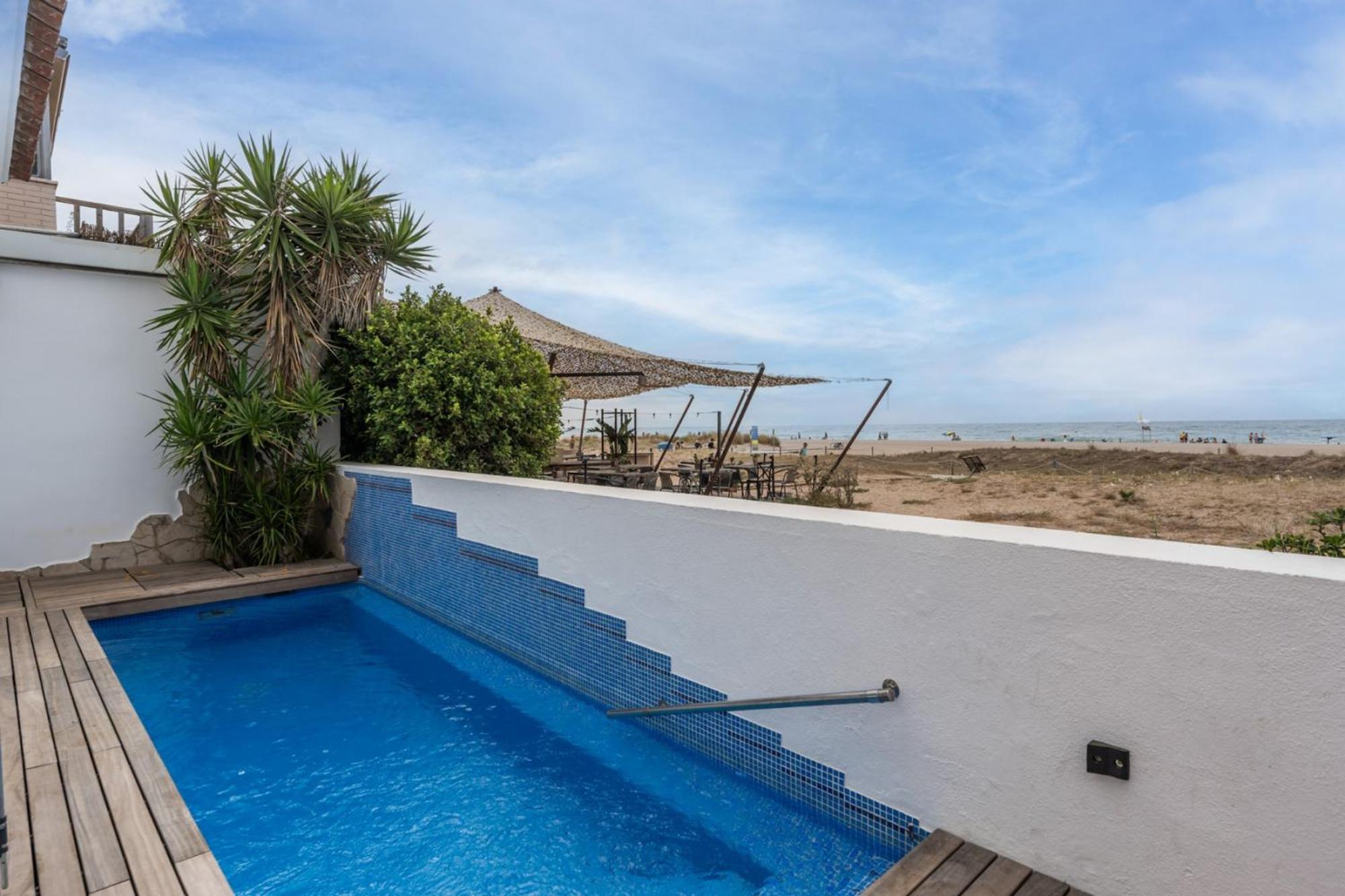 Beach Villa Cristina By Hhbcn Castelldefels Camera foto